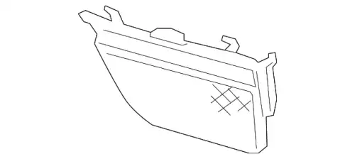 Решетка бампера MB 212 885 07 53