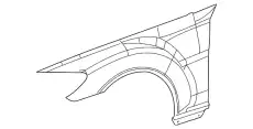 Крыло MB 216 880 01 18