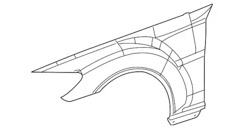 Крыло MB 216 880 02 06