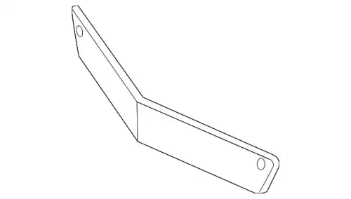 Решетка бампера MB 216 885 10 53