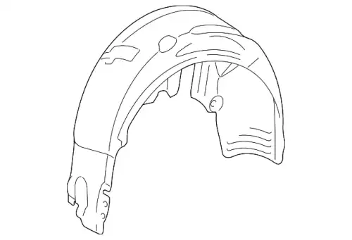 Подкрылок MB 219 690 08 30