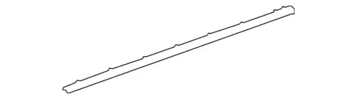 Уплотнитель двери MB 221 690 02 62