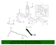 Рычаг подвески MB 230 350 07 29