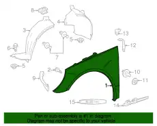 Крыло MB 251 880 02 06