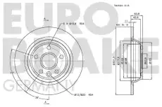 Тормозной диск EUROBRAKE 5815202571