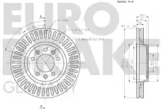Тормозной диск 5815203735 EUROBRAKE