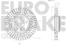 Тормозной диск EUROBRAKE 58152047145