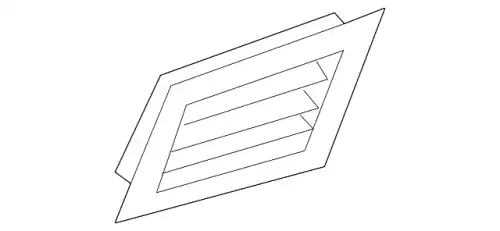 Решетка радиатора MB 463 881 00 85