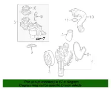 Кольцо уплотнительное автомобильное MB 606 997 10 45