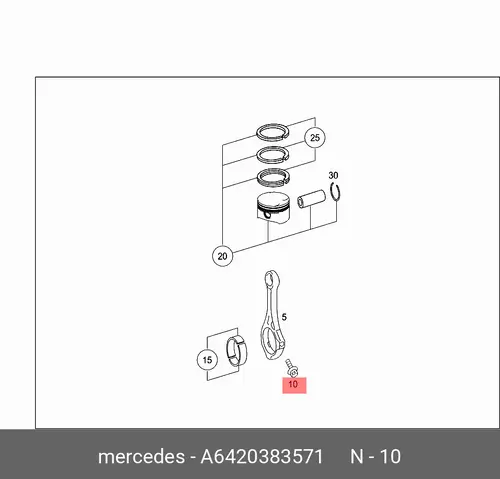 болт M8!\ MB 642 038 35 71