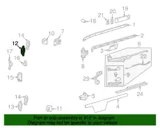  НАПРАВЛЯЮЩАЯ SPRINTER 515 906 766 02 61 MB