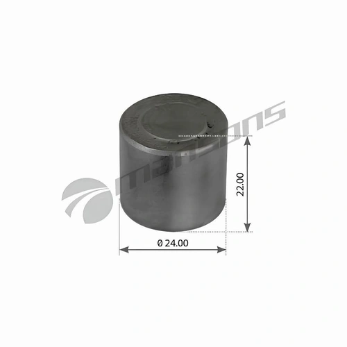 штифт центровочный! рессоры D=24 L=22\ 300.917 MANSONS