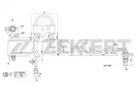 Датчик ABS ZEKKERT SE-6104