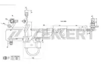Датчик ABS ZEKKERT SE-6105