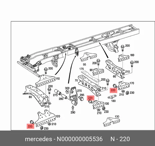 болт! крепления суппорта M16x1.5x60 \MB Atego 000000 005536