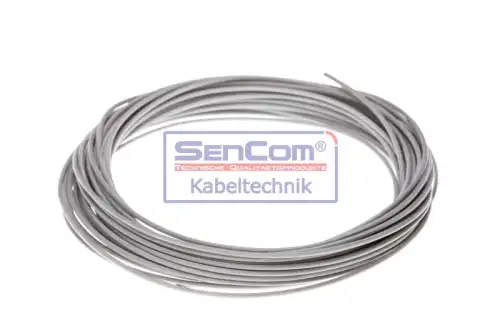 Single wire (colour: Grey, Copper / Silicone, cross-section: 0,5mm, le LB137610 SENCOM