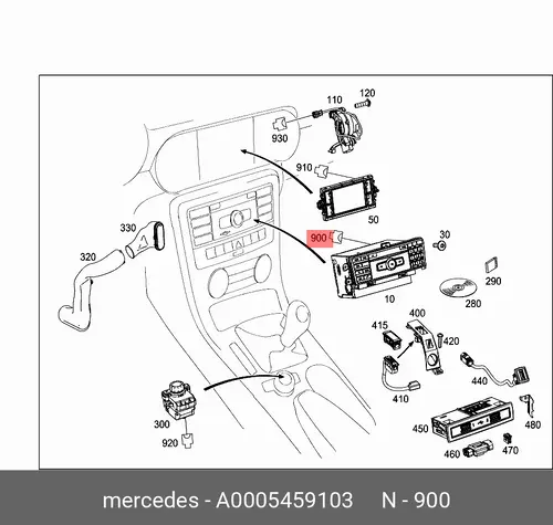 000 545 91 03 КРЫШКА MB