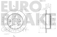 Тормозной диск 5815203532 EUROBRAKE
