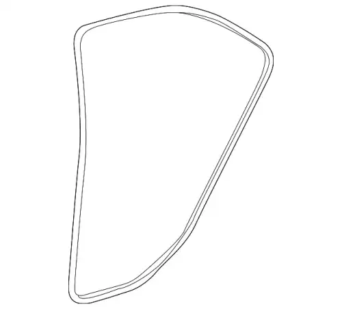 Уплотнитель двери MB 204 697 01 51 9B00