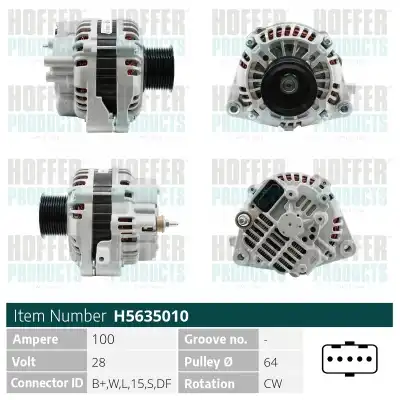 Генератор HOFFER H5635010