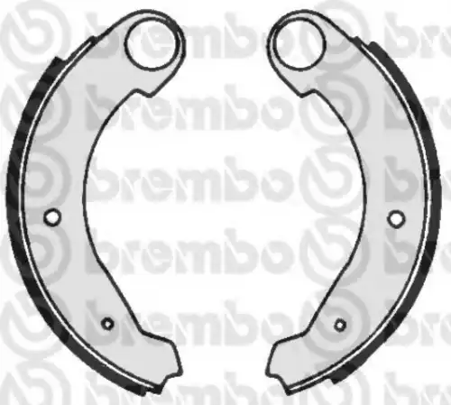 колодки бараб. торм. Ren S 61 503 BREMBO