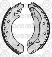 Тормозные колодки барабанные BREMBO S 24 524