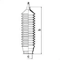 компл. пыльника рул. рейки Ford 83602 SPIDAN
