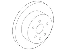 DISC, RR 4243153030 TOYOTA / LEXUS