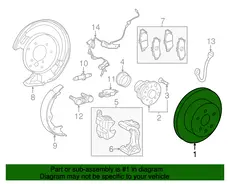DISC, RR 4243153030 TOYOTA / LEXUS