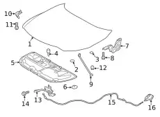HOOD SUB-ASSY 53301-48200 TOYOTA / LEXUS
