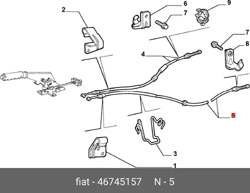 АВТОДЕТАЛЬ 46745157 FIAT
