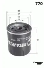 Фильтр масляный MECAFILTER ELH4192