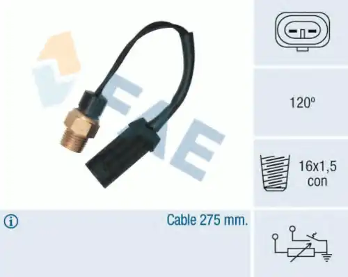 Датчик температуры автомобильный FAE 34380