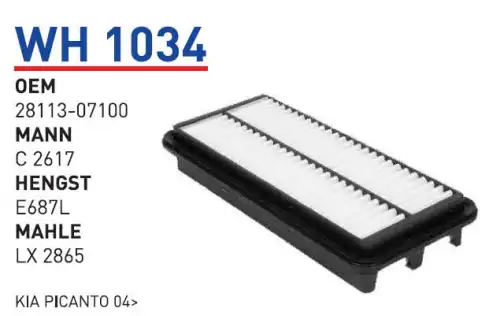 Фильтр воздушный WUNDER WH1034