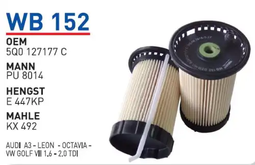 Топливный фильтр WUNDER WB152