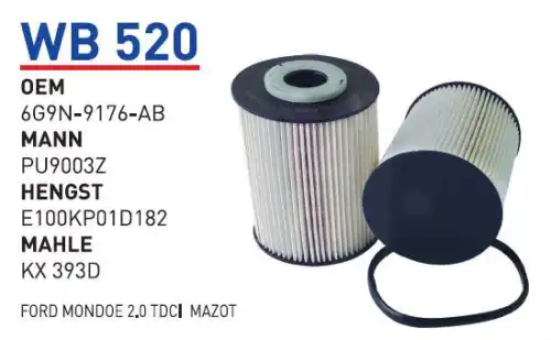 Топливный фильтр WUNDER WB520