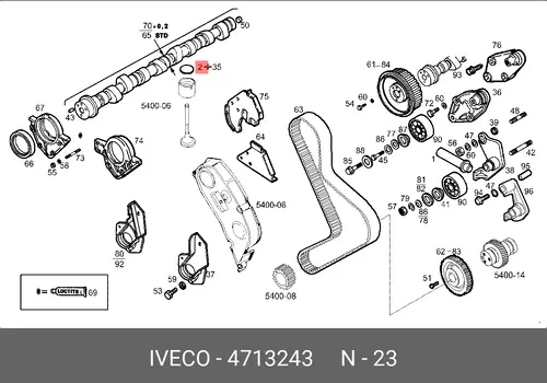 ШАЙБА 4713243 IVECO