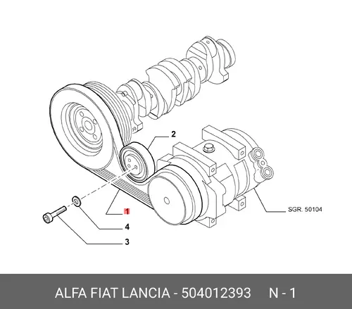 FIAT 504012393
