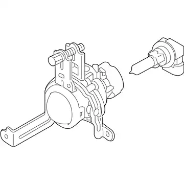 LAMP ASSY-FR FOG,LH 92201H9500 KIA