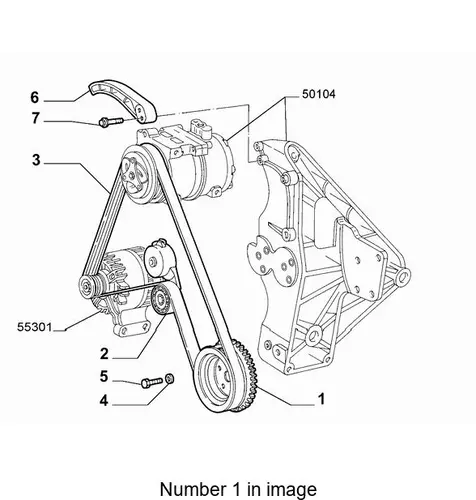 55181620 Шкив коленвала FIAT