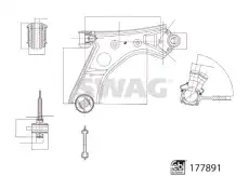 Control Arm 33104354 SWAG