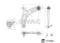 Control Arm 33104332 SWAG