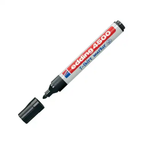 Маркер по ткани EDDING E-4500/1 чёрный, 2-3мм. 87143