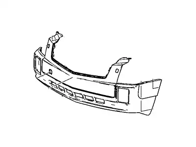 БАМПЕР ПЕРЕДНИЙ для CADILLAC SRX I (2003-2009) 12336049