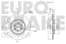 Тормозной диск 5815201013 EUROBRAKE