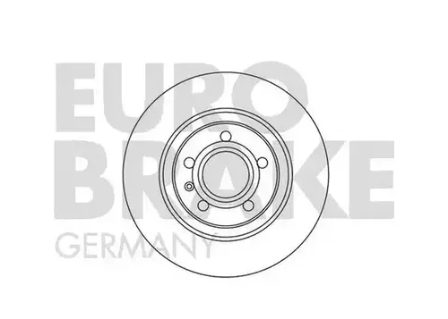 Тормозной диск EUROBRAKE 58152047113