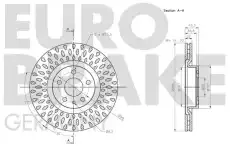 Тормозной диск EUROBRAKE 5815202367