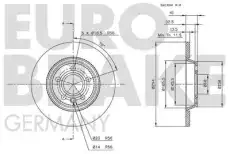 Тормозной диск EUROBRAKE 5815202552
