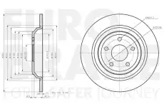 Тормозной диск EUROBRAKE 58153125113