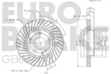 Тормозной диск EUROBRAKE 5815203372